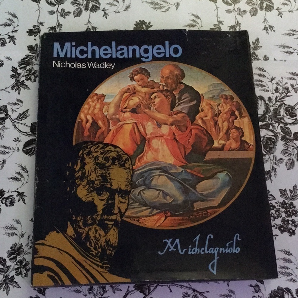 Michelangelo Art Coffee Table Book Hardcover 1974 Castle Books